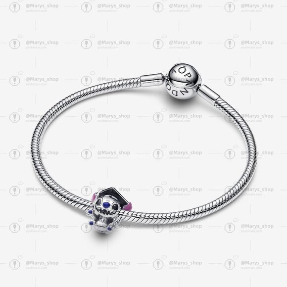 Pandora Disney Stitch Graduation Charm - Picture 3 of 6